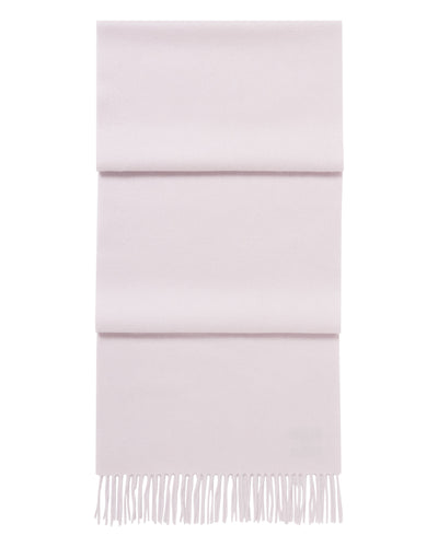 N.Peal Unisex Large Woven Cashmere Scarf Chalk Pink