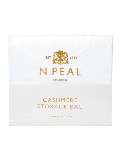 N.Peal Large Storage Bag White