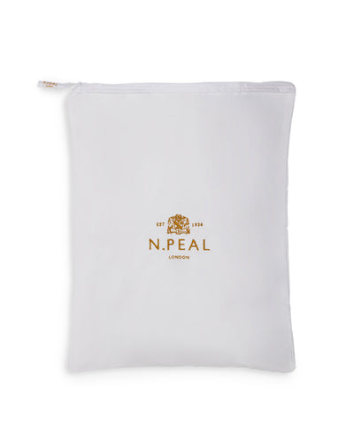 N.Peal Small Storage Bag White