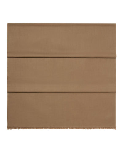 N.Peal Women's Pashmina Cashmere Shawl Dark Tan Brown