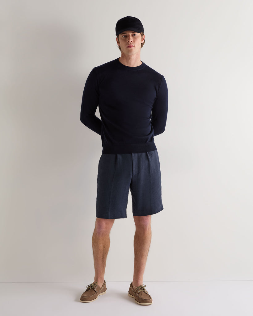 MENS ROUND NECK SWEATER CHAMPAGNE COAST main image 1