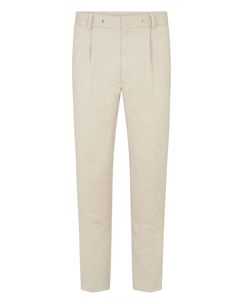 Komodo Lion Linen Oc Blend Trouser Sand main image 1