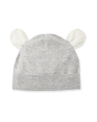 N.Peal Panda Cashmere Hat Fumo Grey