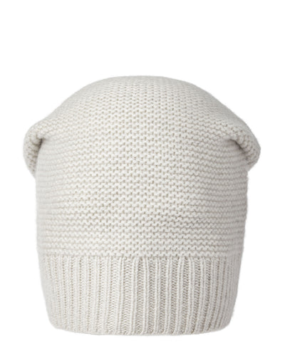 N.Peal Unisex Beanie Cashmere Hat Pebble Grey