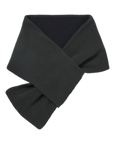 N.Peal Men's Two Tone Small Cashmere Scarf Navy Blue + Dark Green