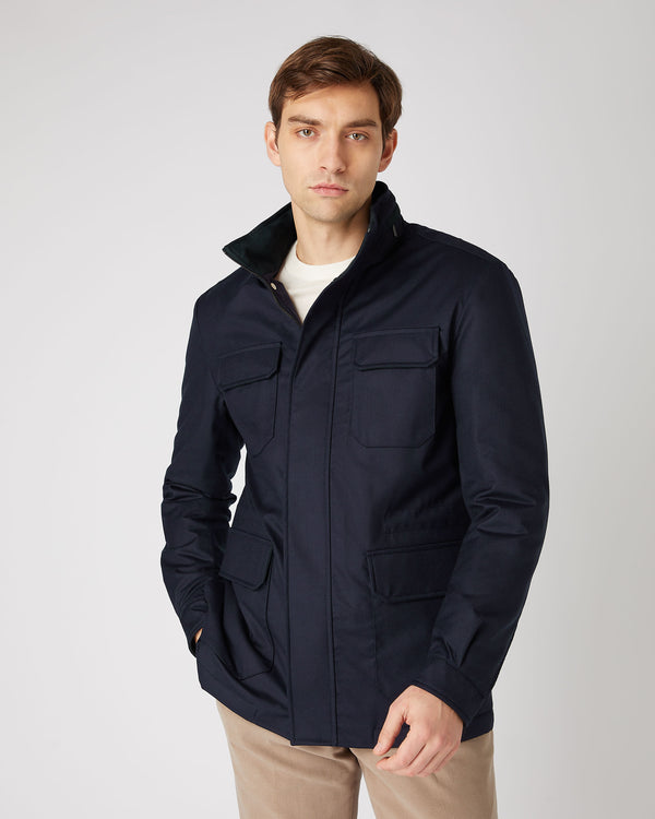 Men's Utility Jacket Navy Blue N.Peal