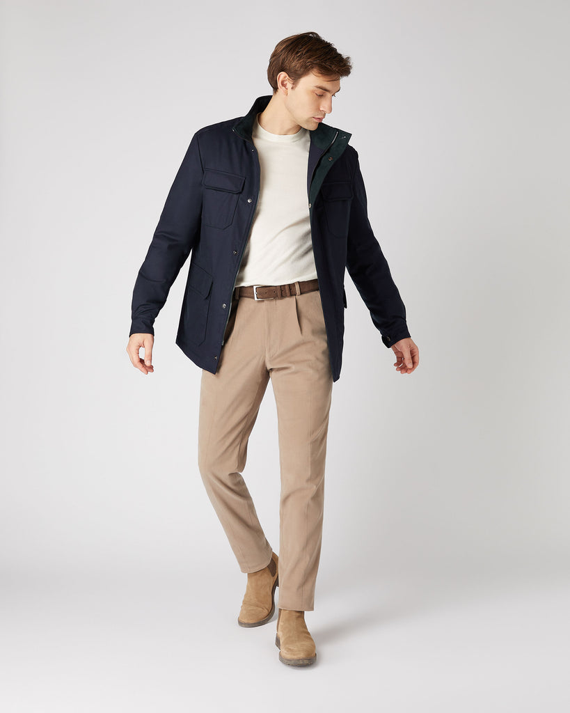 Men's Utility Jacket Navy Blue N.Peal