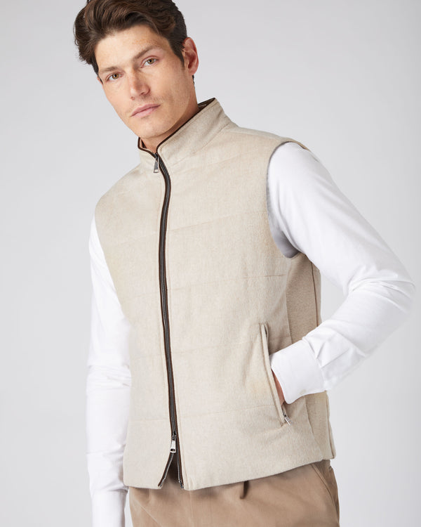 Zipped Rib Gilet With Pocket - Ready-to-Wear