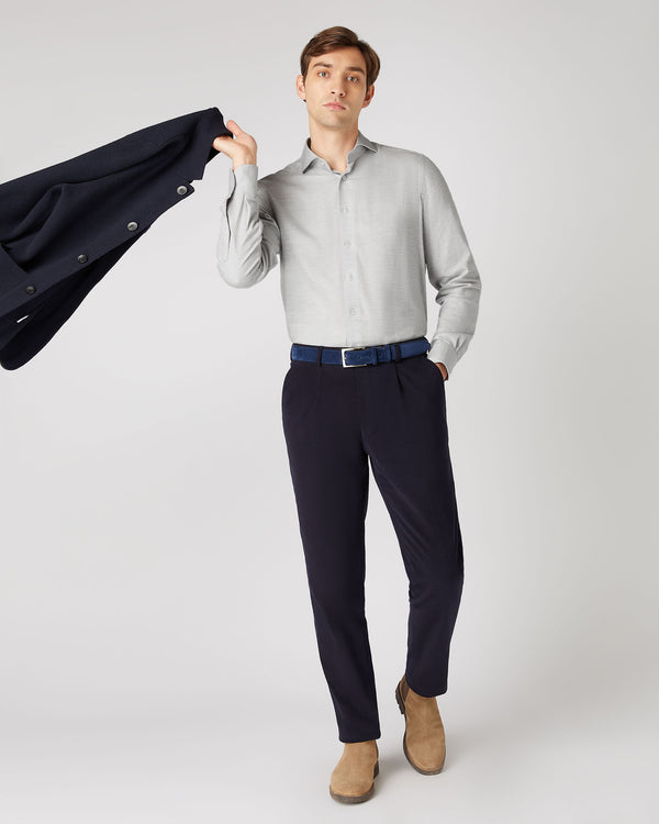 Men's Cashmere Touch Shirt Grey