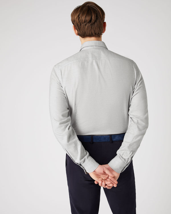 Men's Cashmere Touch Shirt Grey