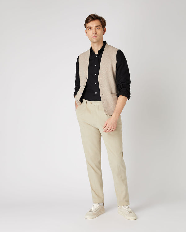 Men's Cashmere Touch Shirt Navy Blue
