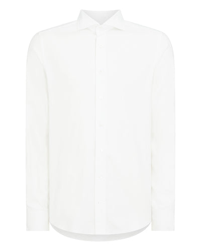 Men's Cashmere Touch Shirt White