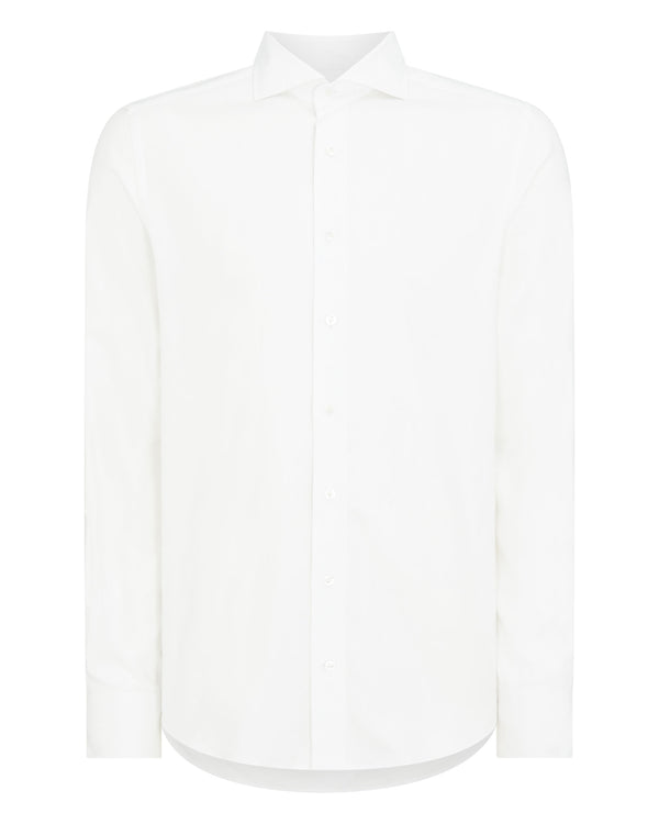 Men's Cashmere Touch Shirt White