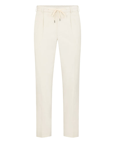 N.Peal Men's Atrani Moleskin Trousers Off White