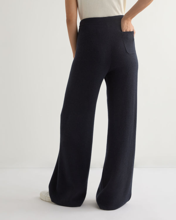 Women's Honeycomb Knit Cashmere Trouser 4