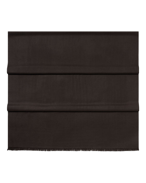 N.Peal Women's Pashmina Cashmere Shawl Chocolate Brown