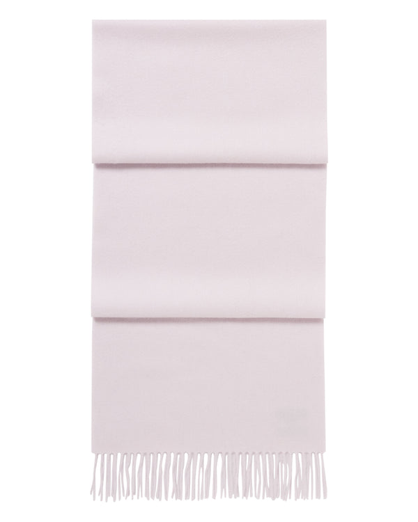 N.Peal Unisex Large Woven Cashmere Scarf Chalk Pink