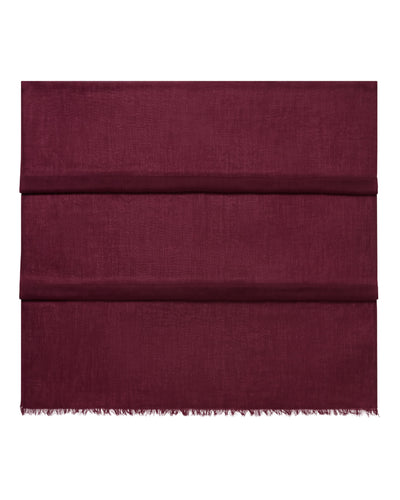 N.Peal Women's Ultrafine Pashmina Cashmere Shawl Bordeaux Red