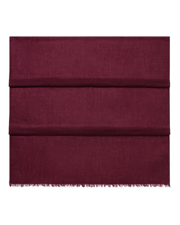 N.Peal Women's Ultrafine Pashmina Cashmere Shawl Bordeaux Red