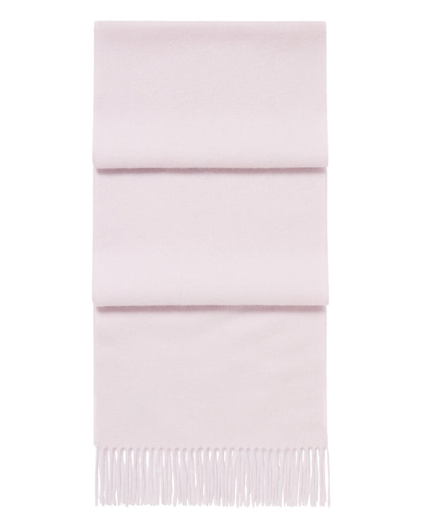 N.Peal Unisex Woven Cashmere Scarf Chalk Pink
