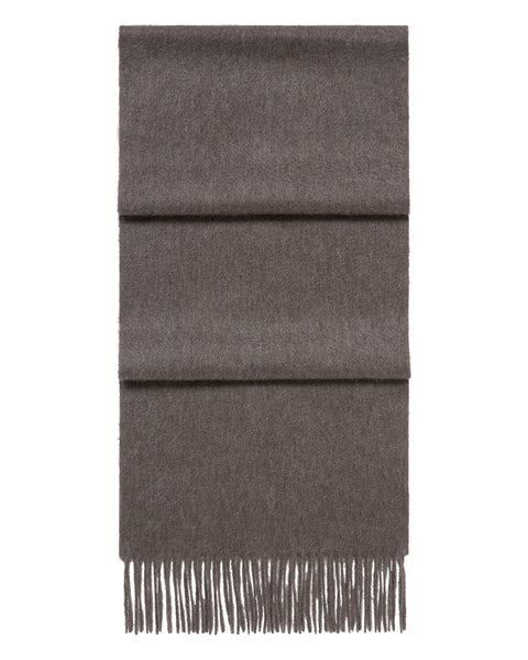 Unisex Woven Cashmere Scarf Otter Brown | N.Peal