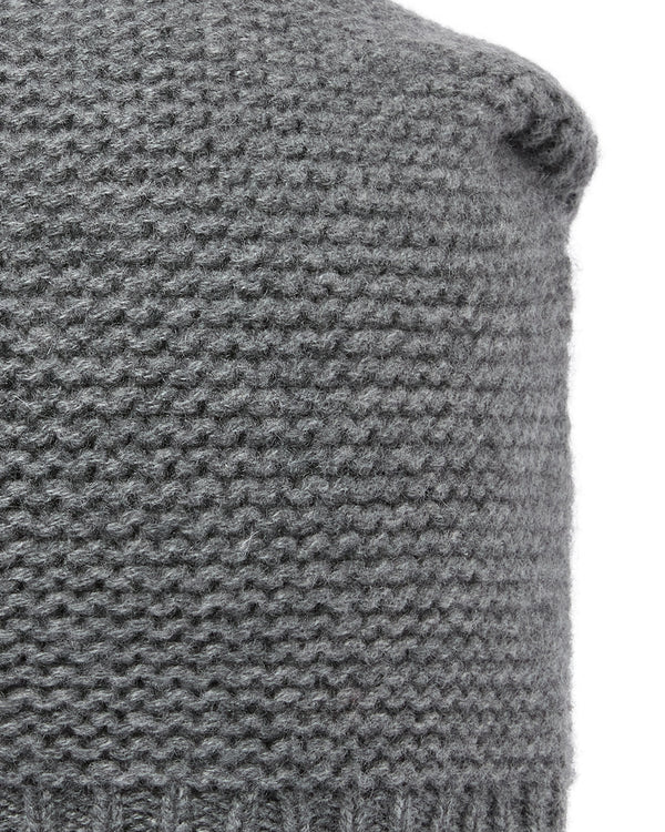 N.Peal Unisex Beanie Cashmere Hat Elephant Grey