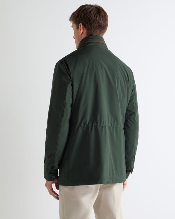 N.Peal Men's Vale Field Jacket Khaki Green