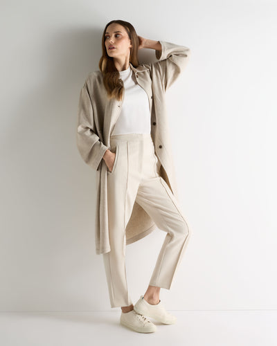 N.Peal Women's Woven Cashmere Coat Beige Brown