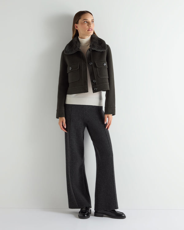 Women's Rosie Rex Collared Jacket Green