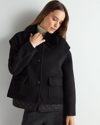 Women's Emeline Double Coat Black