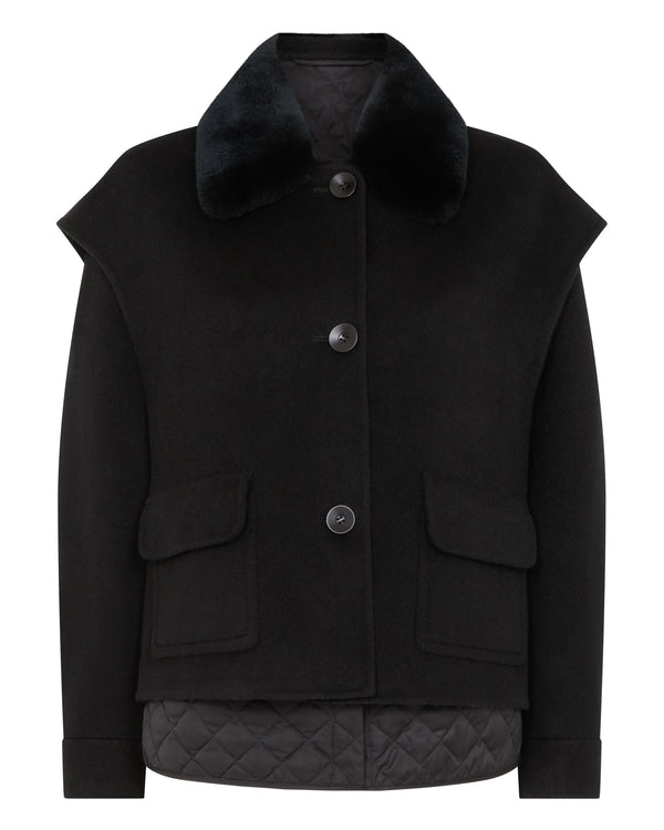 Women's Emeline Double Coat Black