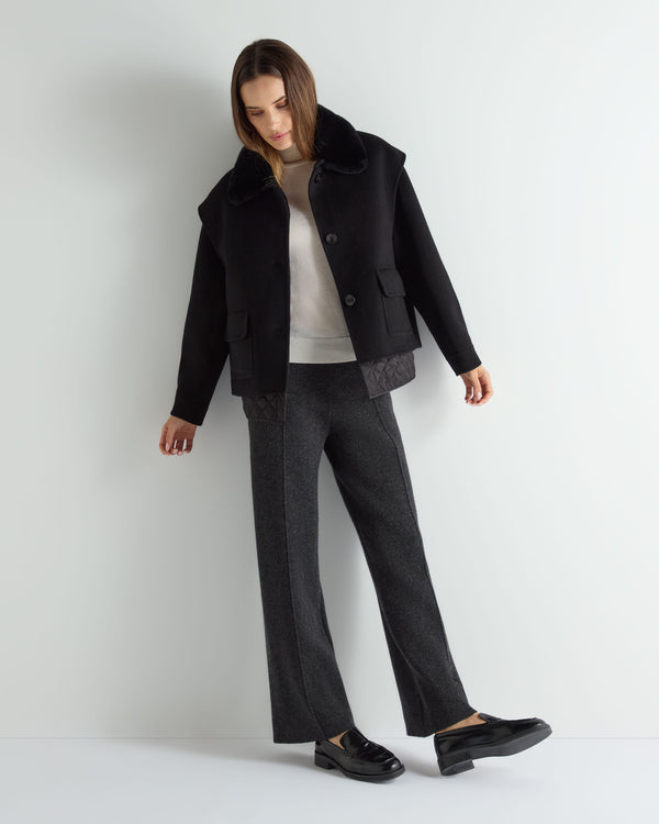Women's Emeline Double Coat Black