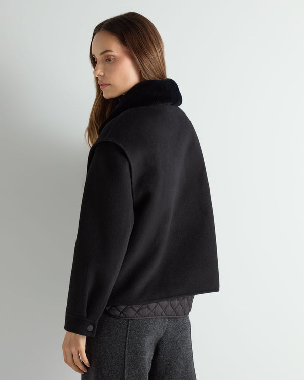 Women's Emeline Double Coat Black