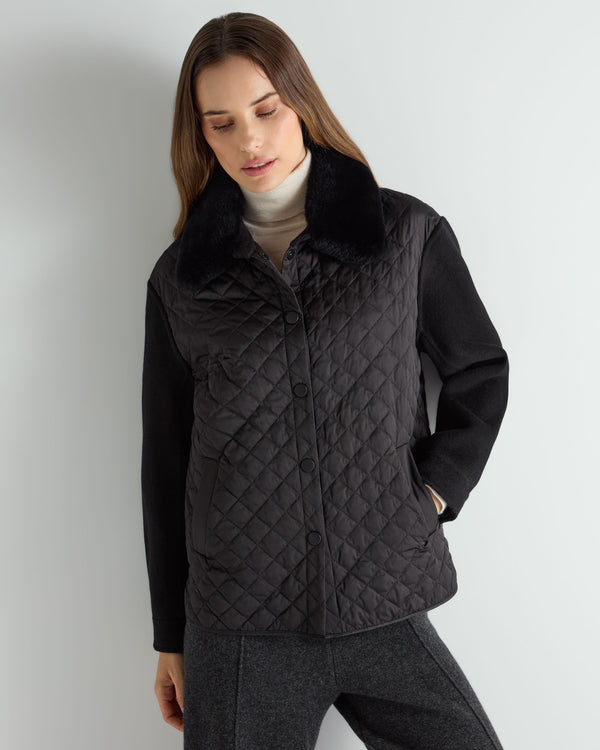 Women's Emeline Double Coat Black