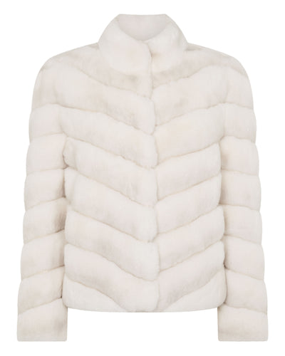 Women's Malina Fur Jacket Off White