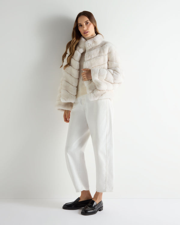 Women's Malina Fur Jacket Off White