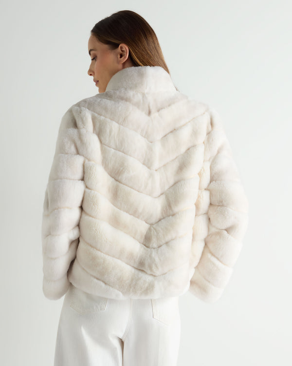 Women's Malina Fur Jacket Off White