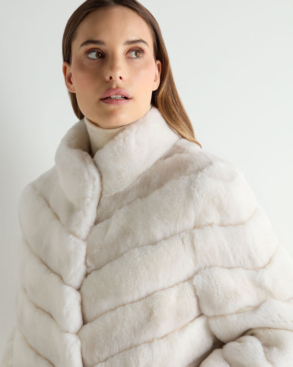 Women's Malina Fur Jacket Off White