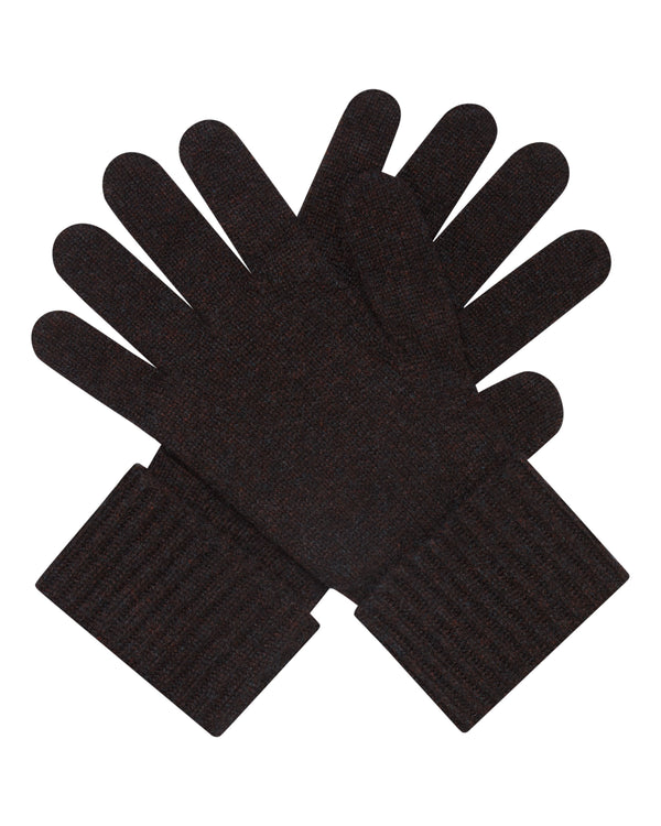 Women's Ribbed Cashmere Gloves 1