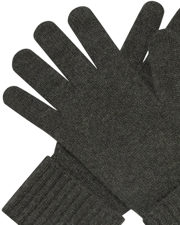 Women's Ribbed Cashmere Gloves  2