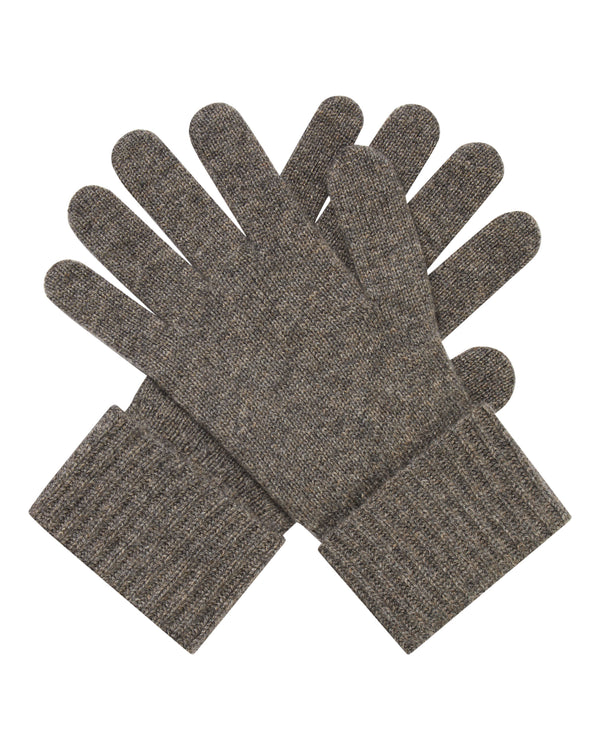 Women's Ribbed Cashmere Gloves 1