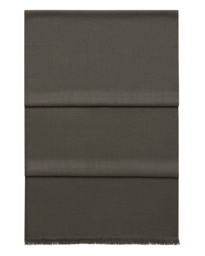 N.Peal Women's Pashmina Cashmere Stole Grey Moss