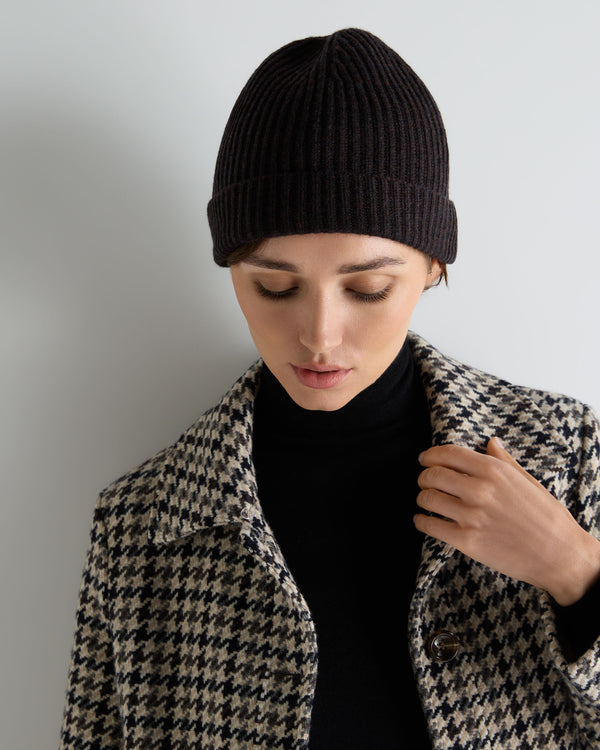 Unisex Ribbed Cashmere Hat 4