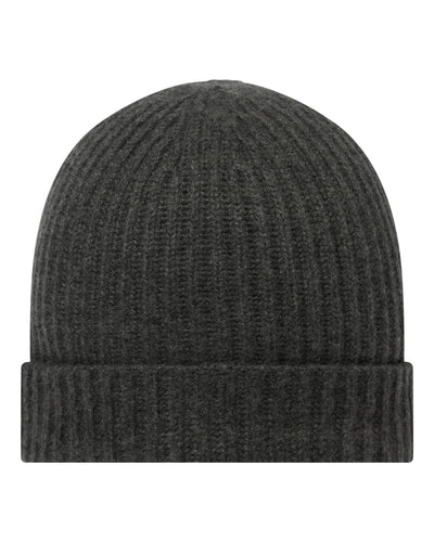 N.Peal Unisex Ribbed Cashmere Hat Grey Moss