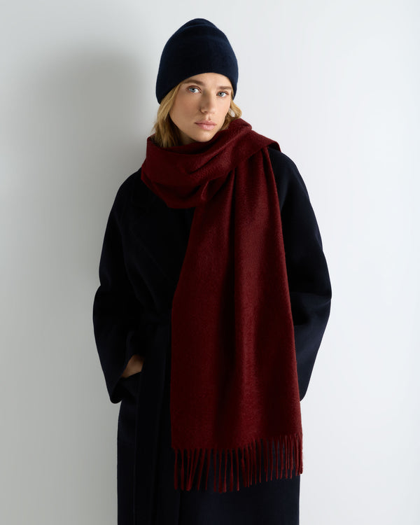 Unisex Large Woven Cashmere Scarf 2