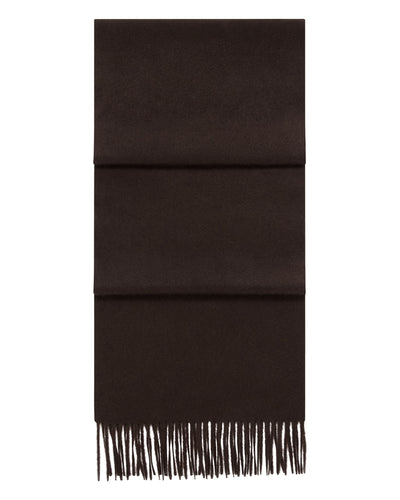 N.Peal Unisex Woven Cashmere Scarf Redwood