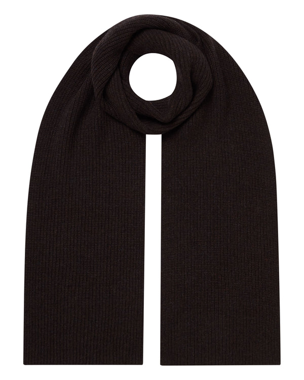 Unisex Ribbed Cashmere Scarf 1