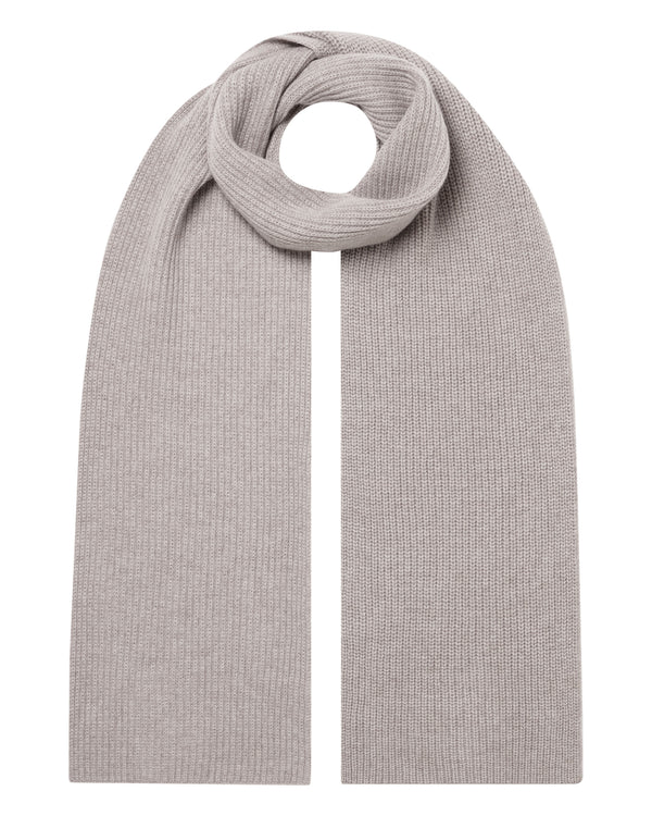 Unisex Ribbed Cashmere Scarf 1