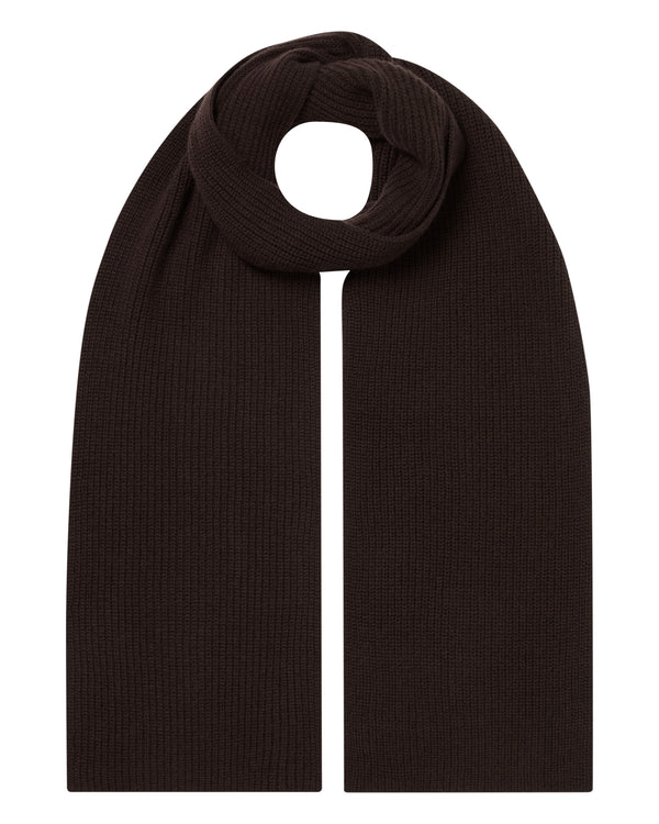 Unisex Ribbed Cashmere Scarf 1