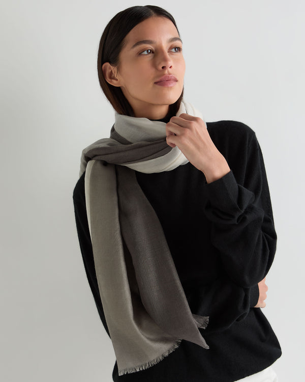 Women's Dip Dye Cashmere Scarf  3